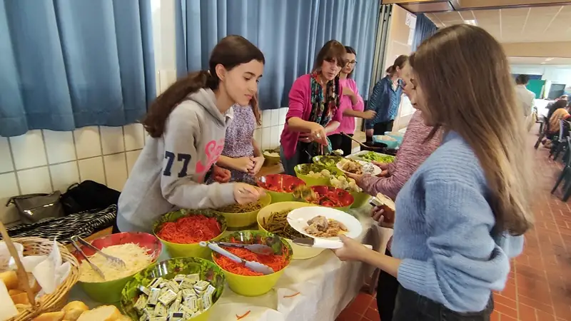 Les salades et légumes